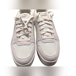 New Puma Carina Street SD Sneakers Women's Size 9 Gray Vapor Gold Platform NWT